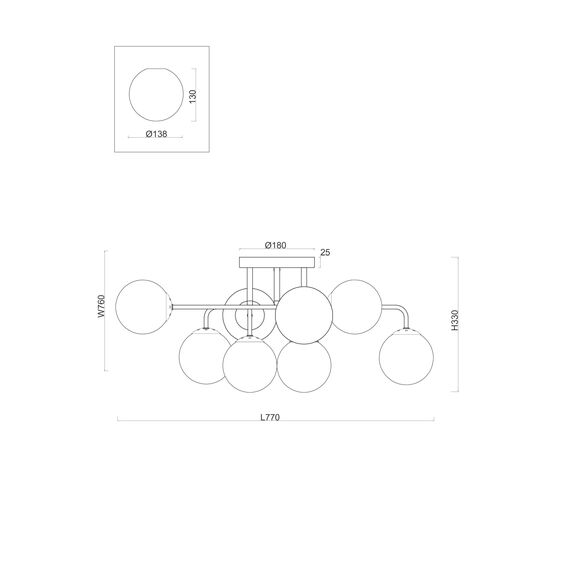 Люстра Freya FR8016PL-08BBS1, изображение 21