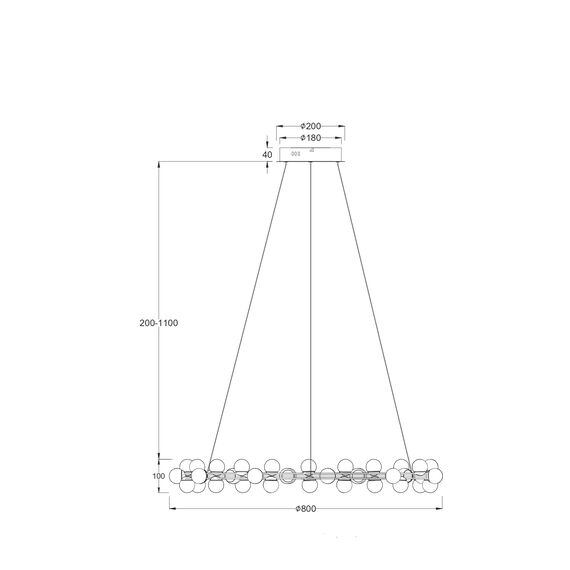 Подвесной светильник Maytoni MOD081PL-L60G3K, изображение 11