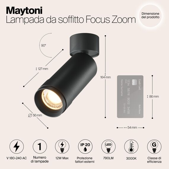 Потолочный светильник Technical C055CL-L12W3K-Z-B, изображение 5