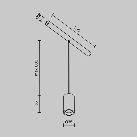Светильник Technical C105PL-3W3-6K-BS, изображение 10