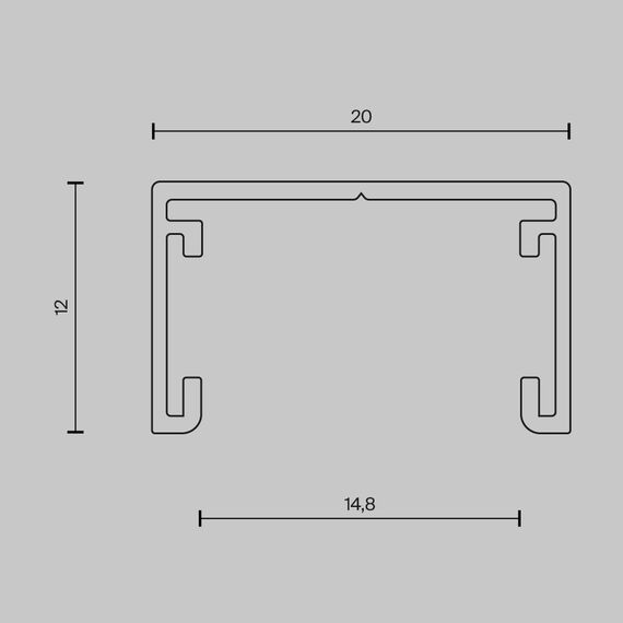 Шинопровод накладной Technical TRX172-111B, изображение 7