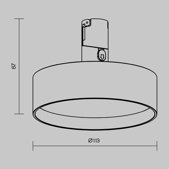 Трековый светильник Technical TR204-1-12W3K-B, изображение 11