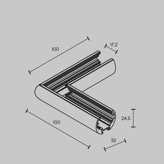 Комплектующие для трековой системы Technical TRAM034CL-R-41W, изображение 6