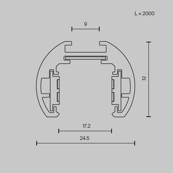 Шинопровод накладной/подвесной Technical TRXM034-R-412B, изображение 6