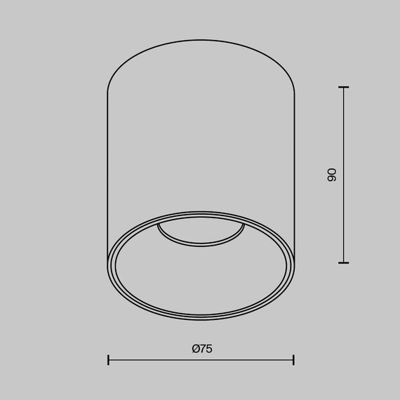 Потолочный светильник Technical C064CL-12W4K-RD-B, изображение 12