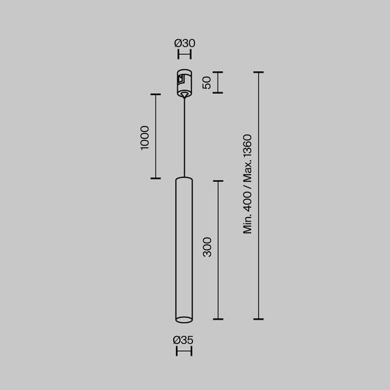 Трековый светильник Technical TR155-1-5W4K-B, изображение 10