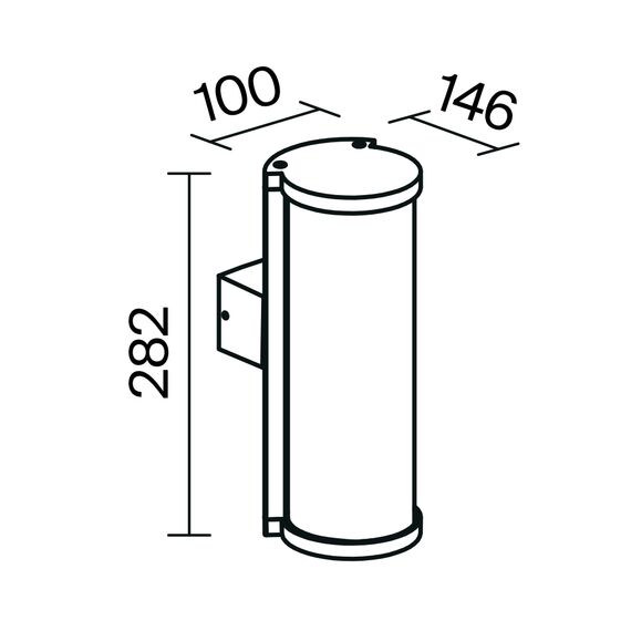 Настенный светильник (бра) Outdoor O451WL-01GF, изображение 2
