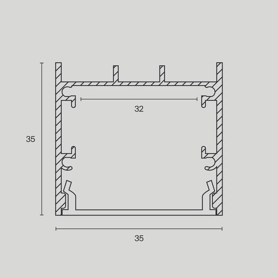 Комплектующие к светодиодной ленте Led Strip ALM-3535B-S-2M, изображение 3