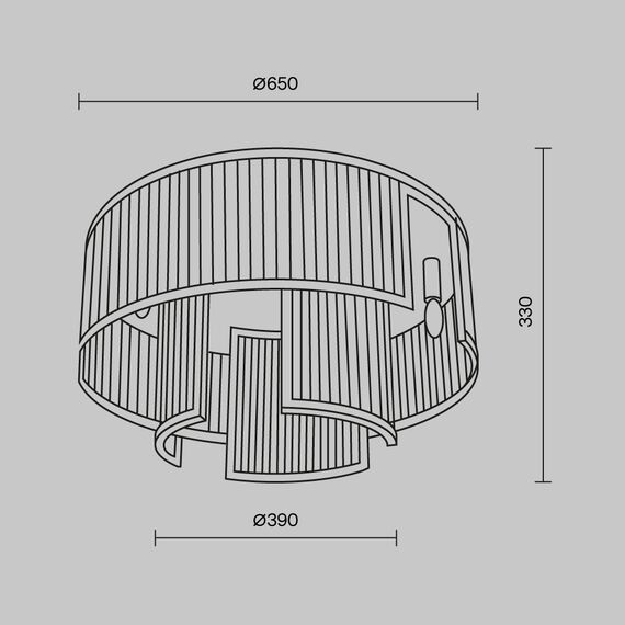 Потолочный светильник Maytoni MOD174CL-09G, изображение 3