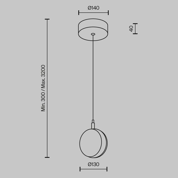 Подвесной светильник Maytoni MOD299PL-L10BC3K, изображение 9