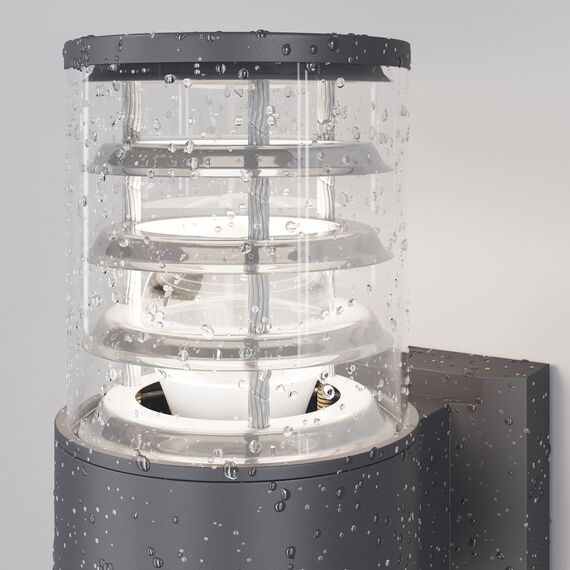 Настенный светильник (бра) Outdoor O576WL-01GR, изображение 4