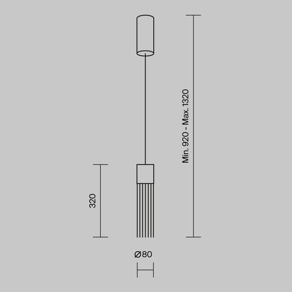 Подвесной светильник Maytoni MOD190PL-L5G3K, изображение 10