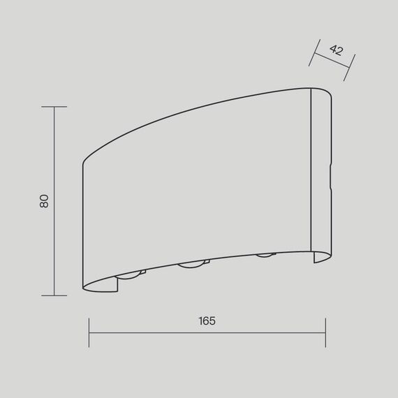 Архитектурная подсветка Outdoor O417WL-L6B3K, изображение 8