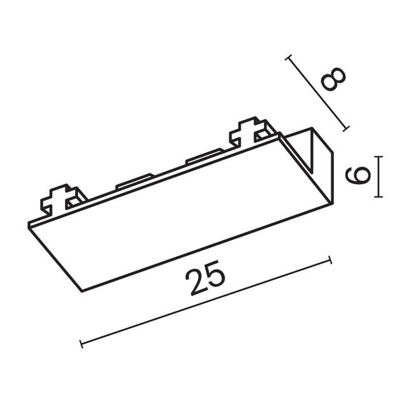 Комплектующие для накладной трековой системы Technical TRA084EC-111B, изображение 2