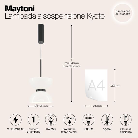 Подвесной светильник Maytoni MOD178PL-L11B3K, изображение 9