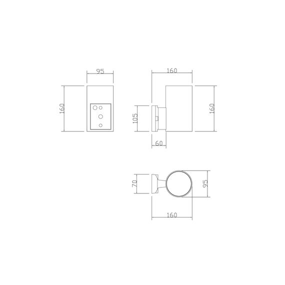 Настенный светильник (бра) Outdoor O419WL-01B, изображение 7