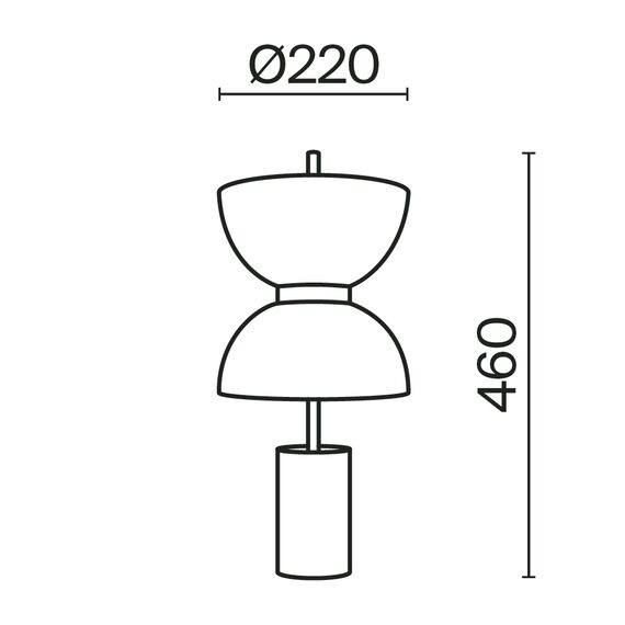 Настольный светильник Maytoni MOD178TL-L11GR3K, изображение 5