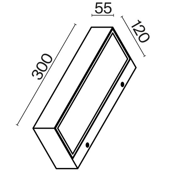 Настенный светильник (бра) Outdoor O428WL-L20W3K, изображение 3