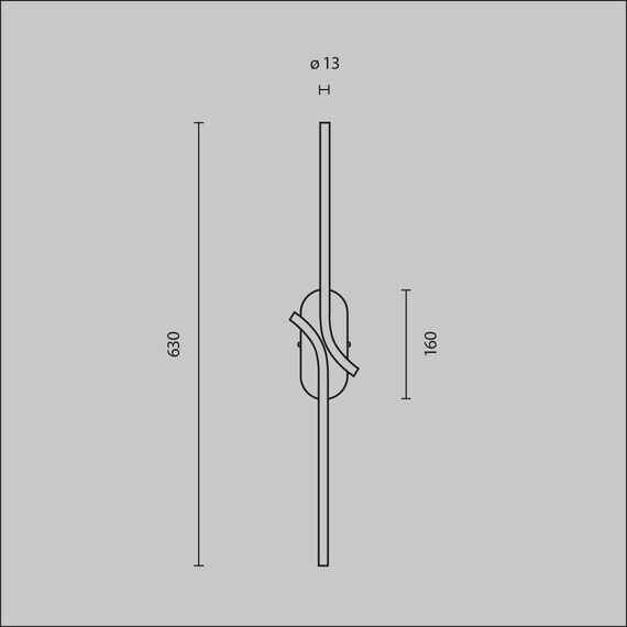 Настенный светильник (бра) Maytoni MOD256WL-L5BS3K1, изображение 5