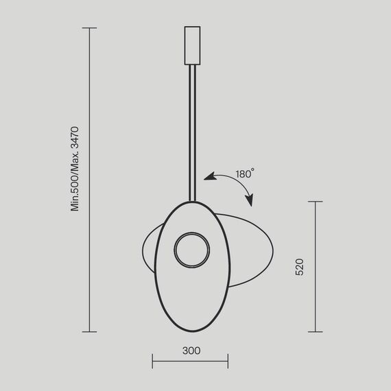 Подвесной светильник Maytoni MOD396PL-L10BL3K, изображение 7