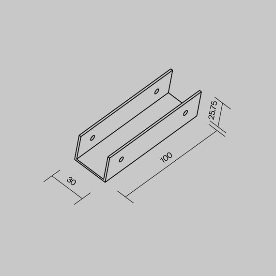 Комплектующие для уличной трековой системы Outdoor O-TR001-SC180, изображение 6