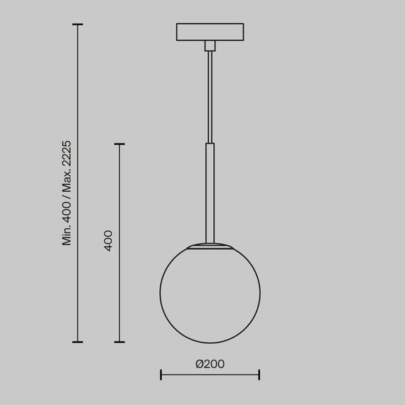 Подвесной светильник Maytoni MOD321PL-01B1, изображение 2