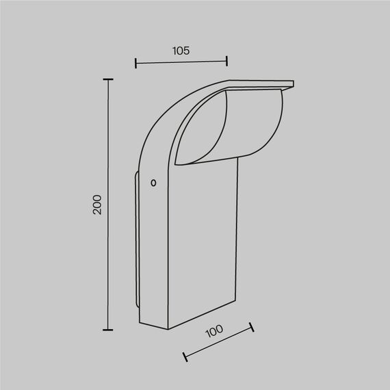 Настенный светильник (бра) Outdoor O446WL-L7GF3K, изображение 17