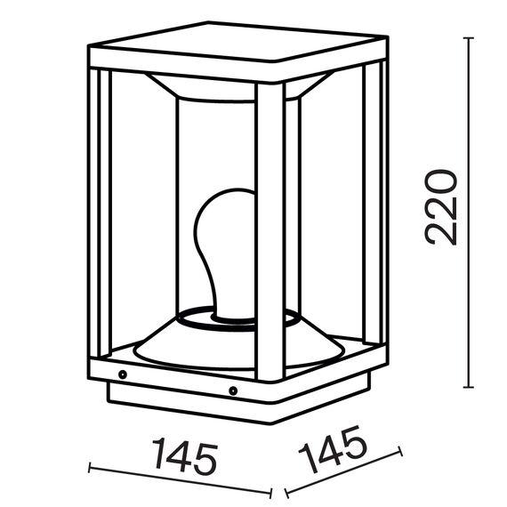 Ландшафтный светильник Outdoor O452FL-01GF, изображение 2