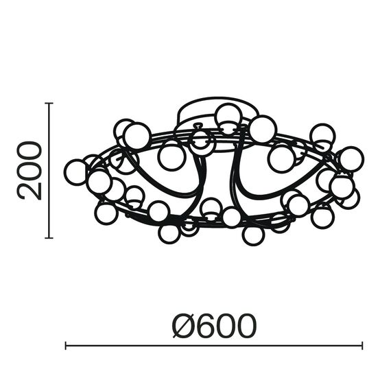 Потолочный светильник Maytoni MOD081CL-L36G3K, изображение 7