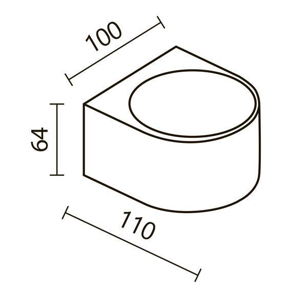 Архитектурная подсветка Outdoor O435WL-L10GF3K, изображение 2