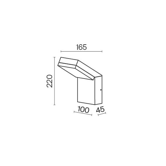 Настенный светильник (бра) Outdoor O595WL-L12B3K, изображение 4