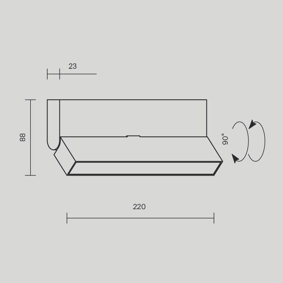 Потолочный светильник Technical C133CL-12W3K-W, изображение 8