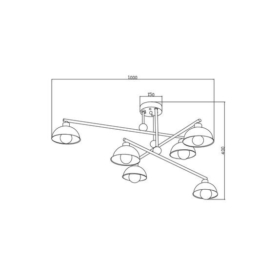 Подвесной светильник Freya FR4007PL-06B, изображение 9