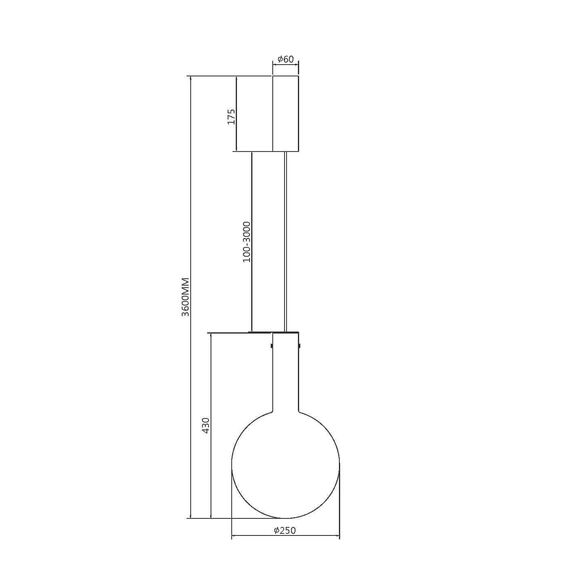 Подвесной светильник Maytoni MOD182PL-L6W3K, изображение 2