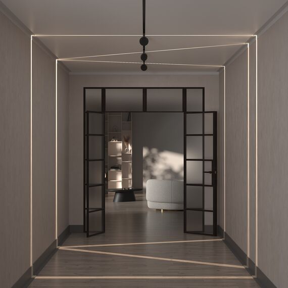 Трековый светильник Technical TR090-2-6W4K-B, изображение 2