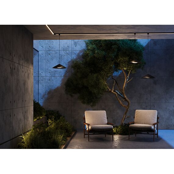 Уличный трековый светильник Outdoor O-TR01-1-P-12WB3K, изображение 3