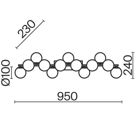 Настенный светильник (бра) Maytoni MOD547WL-13B, изображение 5