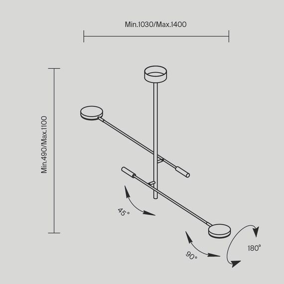 Потолочный светильник Maytoni MOD070CL-L15W3K1, изображение 5