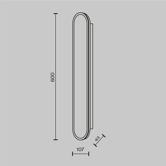 Настенный светильник (бра) Maytoni MOD429WL-L30BSK, изображение 7