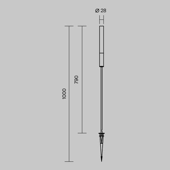 Ландшафтный светильник Outdoor O487FL-L3GF3K1, изображение 8