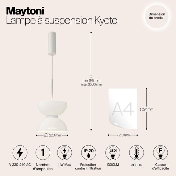 Подвесной светильник Maytoni MOD178PL-L11W3K, изображение 10