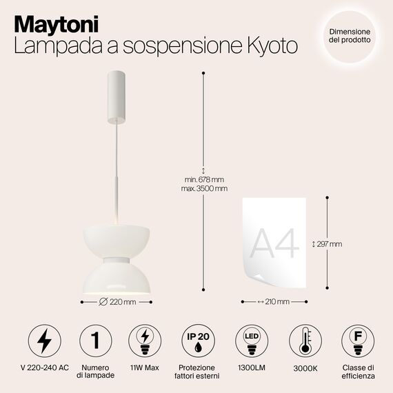 Подвесной светильник Maytoni MOD178PL-L11W3K, изображение 9