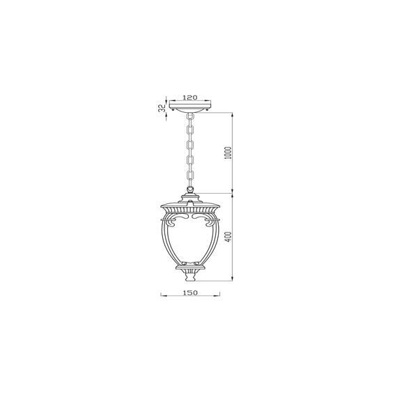 Подвесной светильник Outdoor O414PL-01GB, изображение 3