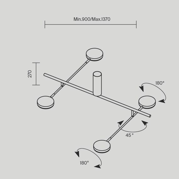 Потолочный светильник Maytoni MOD070CL-L30W3K, изображение 6
