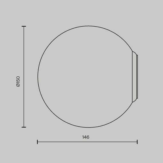 Настенный светильник (бра) Maytoni MOD321WL-01W2, изображение 2