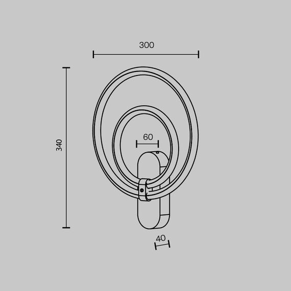 Настенный светильник (бра) Maytoni MOD357WL-L16BS3K, изображение 15