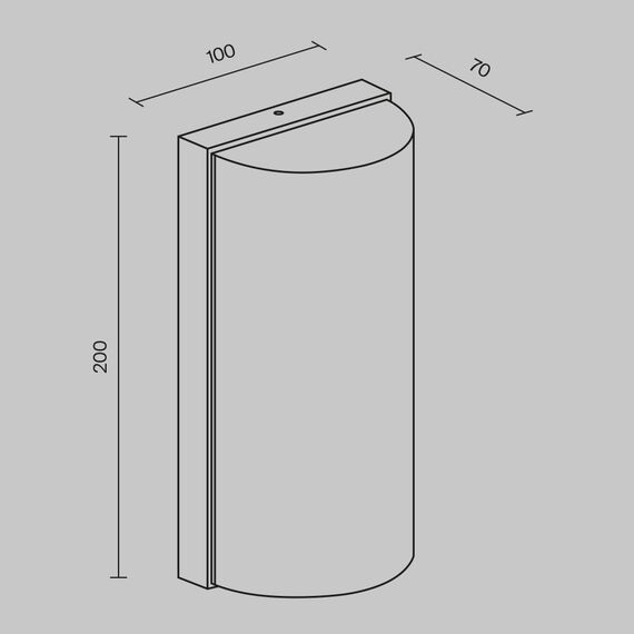 Настенный светильник (бра) Outdoor O454WL-L10GF3K1, изображение 10