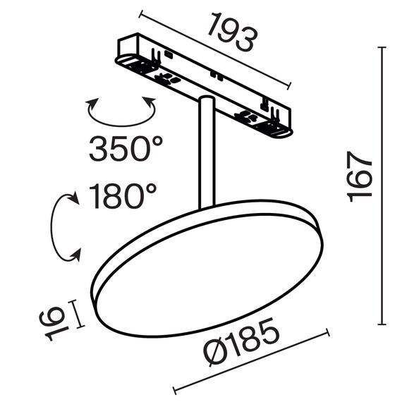 Трековый светильник Technical TR131-4-15W-DS-B, изображение 2