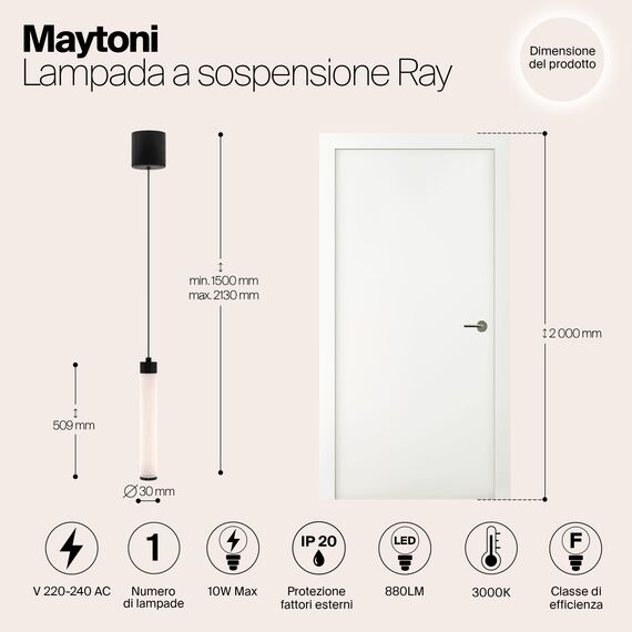 Подвесной светильник Technical P022PL-L10B, изображение 7