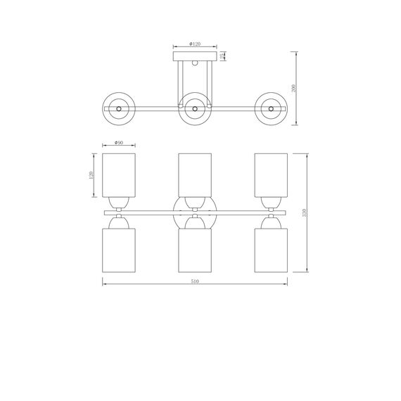 Люстра Freya FR5129PL-06W, изображение 5
